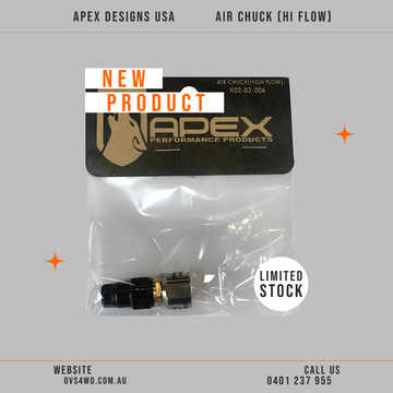 APEX DESIGNS HI FLOW AIR CHUCK - EACH